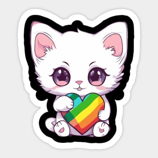 Irresistibly Cute Baby Kitten Sticker
